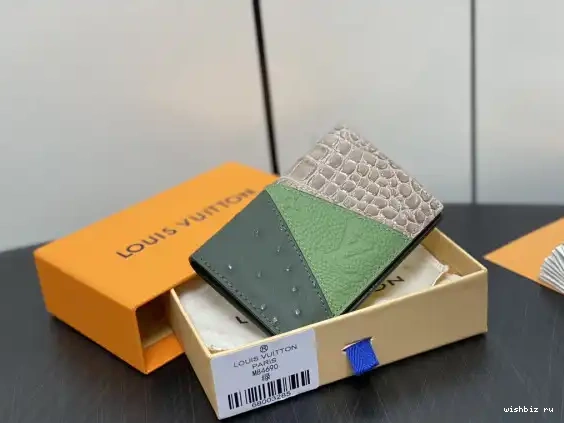 WIS VUITTON Pocket Organizer-7.5*11.1*1 cm LOUIS 0427